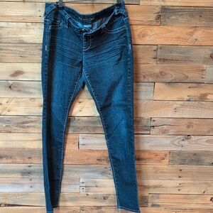 Maurices Dark Blue Women's Jeggings Cute Cheap Jeans Size L